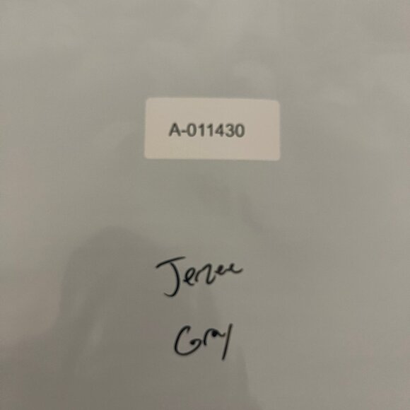 Vintage 90s Jerzees Sweatshirt Mens Medium Gray Blank Crewneck Made In USA - Picture 10 of 10